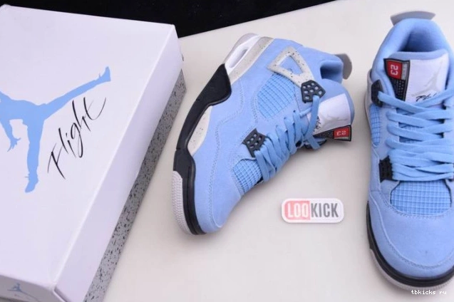 Rep TB JORDAN 4 AIR Blue CT8527-400 University 0629